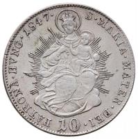 1847B 10Kr Ag "V. Ferdinánd" Körmöcbánya (3.89g) T:2,2- juszt.
Hungary 1847B 10 Kreuzer Ag...