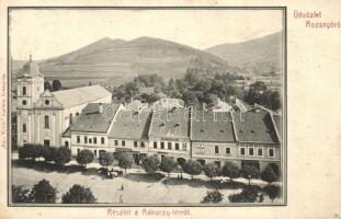 Rozsnyó, Rákóczi tér, könyvnyomda / square, book printing (fa)