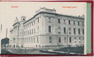 Kaposvár - szecessziós borítású képeslapfüzet 10 lappal; kiadja Gerő Zsigmond