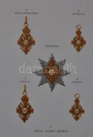 Statuten für den kaiserlich österreichischen Franz Joseph-Orden. Wien, 1908., 18p. 4 litho táblával....