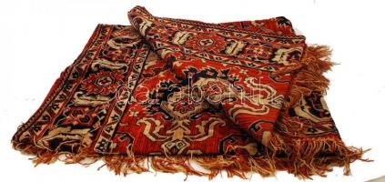 Gépi szövésű perzsa szőnyeg, jó állapotban, 295×146,5 cm