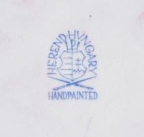 A Keszthelyi Agrártudományi Egyetem Herendi porcelán plakettje. Jelzett, eredeti díszdobozban / Here...