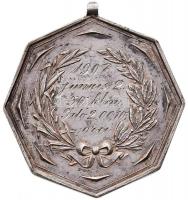 4db Ag díjérem "S.G.A. (Scheid Ezüstáru- és Éremgyár)" gyártói jelzéssel: 1907. "Edis...