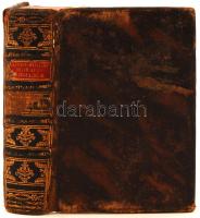 Compendium moralis evangelicae, sive Considerationes christianae super textum quatuor evangelistarum quo ejus lectio & meditatioa facilior reddatur iis, qui illi se applicare incipiunt. Tomus primus. Parisiis, 1694, Aegidium Denique. Kopott, lyukacsos, kiadói egészbőr kiadásban.