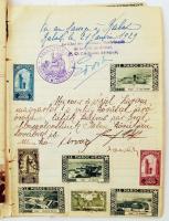 1929-1970 Gáspár Vilmos, egy világutazó eszperantista érdekes útinaplója. Több száz oldal a javarész...