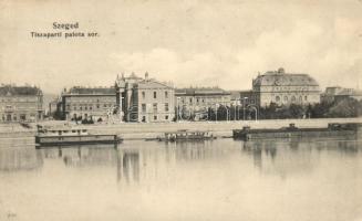 Szeged, Tiszaparti palota sor, Grünwald Hermann kiadása