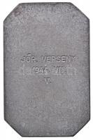 1942-1944. "A hazáért mindhalálig - Magyar Királyi Honvéd Ludovika Akadémia 1808" (2x) fém...