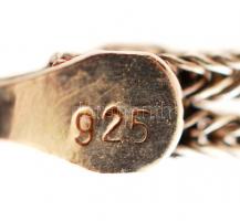 Ezüst, kővel díszített, női nyaklánc. Jelzett, br.: 19gr