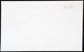 Zirc 1919. 20K "Zirczi Járási Takarékpénztár Pénztári-Jegye" T:I
Hungary / Zirc 1919. 20 K...