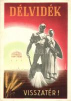 1941 Délvidék Visszatért / South Hungary, Irredenta s: Németh N. (EK)