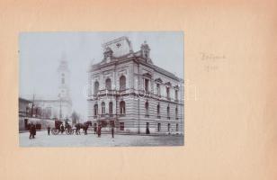 cca 1910 Belgrád utcakép / Belgrade street-view photo 17x12 cm
