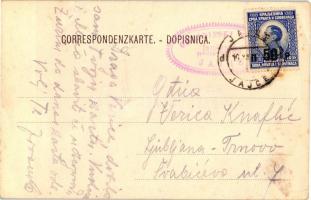 Jajce, Wasserkraftanlage, Kraftstation; Druck von Ed. Strache / Hydro Power Plant