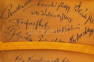 Ezüst cigarettatárca, jelzett,  "Damjanich KP. ZLJ. Tisztikara 1930-1934" felirattal, tűzz...