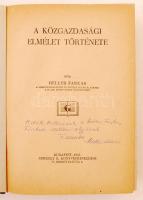 Heller farkas: A közgazdasági elmélet története. Budapest, 1943, Gergely R. Könyvkereskedése. Egészv...