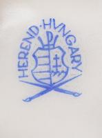 Herendi Viktória mintás, gyümölcs kínáló, áttört díszítéses kézzel festett, jelzett, hibátlan, 18x18...