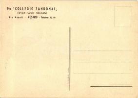 In fide victoria; Pro 'Collegio Zandonai' / Trieste, Italian patriotic propaganda, artist ...