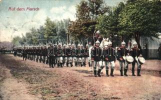 Auf dem Marsch / WWI German infantry (EK)