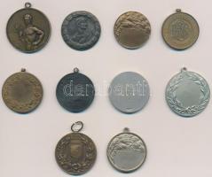 1907-1948. 10db vegyes díjérem T:2,2-