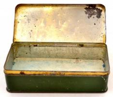 Singer feliratú régi fém doboz, 16×8×4,5 cm