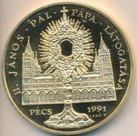 Bognár György (1944-) / Lebó Ferenc (1960-) 1991. "II. János Pál pápa látogatása - Pécs" a...