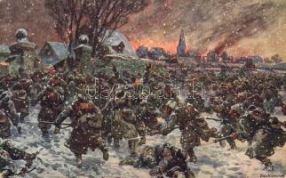 WWI military attack by Souain s: Hans W. Schmidt (EK)