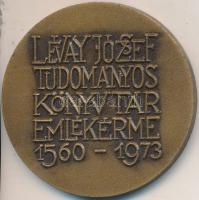 Képíró Zoltán (1944-1981) 1973. "Lévay József 1825-1918 / Lévay József Tudományos Könyvtár Emlé...
