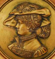 Johann & Ferdinand Maresch fali tányér párban (2db) spanyol királyi pár képével (V. Ferdinánd és...