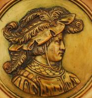 Johann & Ferdinand Maresch fali tányér párban (2db) spanyol királyi pár képével (V. Ferdinánd és...