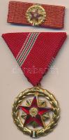 1957. "Szocialista Munkáért Érdemérem" szalagsávval, miniatűrrel dísztokban T:1-