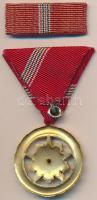 1957. "Szocialista Munkáért Érdemérem" szalagsávval, miniatűrrel dísztokban T:1-