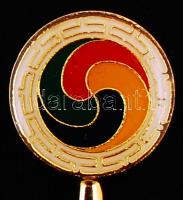 Koreai nemzeti jelképpel díszített 5 darabos aranyozott koktélos kiskanál készlet, saját dobozában, ...