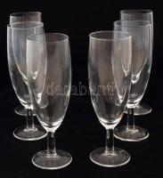 Szőlőindás-motívumos fém pohártartó 6 db pohárral + gyertyatartóval, 39×18,5×21 cm