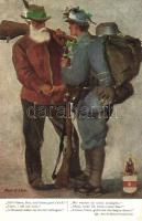 Austrian and Italian soldier at Bozen s: Rudolf Stolz