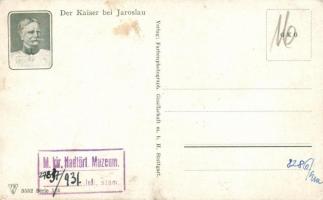 Der Kaiser bei Jaroslau / Wilhelm II at Jaroslaw s: W. Bürger