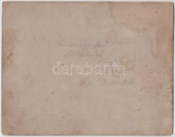 1905 Kirchheim / Würzburg kőművesek mulatsága keményhétú fotó / Kirchheim masons, party 22x18 cm