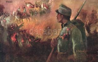 Vision, WWI Hungarian hussar, B.K.W.I. 253-45. s: B. Bélaváry I.