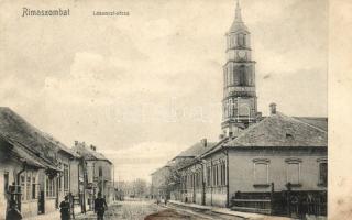 Rimaszombat, Losonczi utca, Ifj. Rábely Miklós kiadása / street (fl)