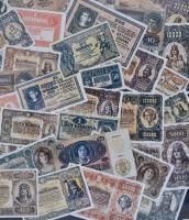 1926 Magyarország koronajegyei 1914-1926 falra akasztható dekoratív üvegelőlapos plakát, hátoldalán ...