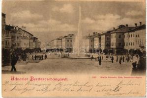 1899 Besztercebánya, Béla király tér; kiadja Ivánszky Elek / square