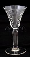 6 db likőrös pohár, hibátlanok
