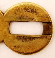 Antik cserkész öv, jelzett, hiánytalan állapotban, jó állapotban, h:91 cm