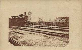 6 db RÉGI használatlan fotó motívum képeslap; vasút, vonat / 6 old unused photo motive postcards; tr...