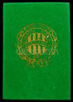 1974 Meghívó a Ferencvárosi Torna Club Stadion megnyitójára, díszes bársonyborítású papírtokban