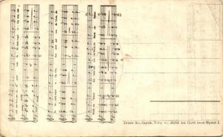 Wilhelm II, music sheet of 'Die Wacht am Rhein' (fa)