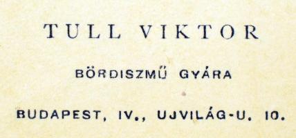 1900 Bp., A Budai Vigadó felavató ünnepélyének díszes kitöltött táncrendje, selyem tokkal, rajta a B...