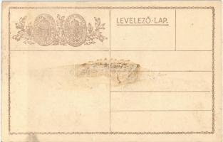 1916 Karácsonyi üdvözlet; Hadsegélyező Hivatal / WWI Hungarian Christmas greeting (fl)