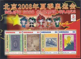 Pekingi olimpia kisív, Beijing Olympics mini sheet