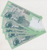 2006. 200Ft (5x) sorszámkövetők T:I