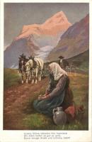 WWI praying mother, Austrian folklore (EK)