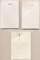 ~1970 Magyar Gyógyszeripari Egyesülés zománcozott Törzsgárda jelvény 15, 20, 25 év. igazolvánnyal T:...